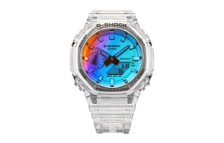 G-SHOCK G SHOCK Quartz Movement Resin Strap Watch Men's Watches Blue Dial