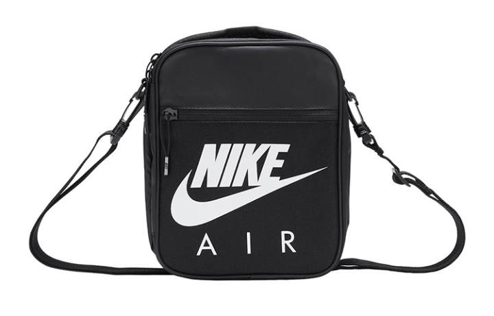 Nike Nike Polyester Shoulder Bag, Crossbody Bag Regular Unisex Pure Black