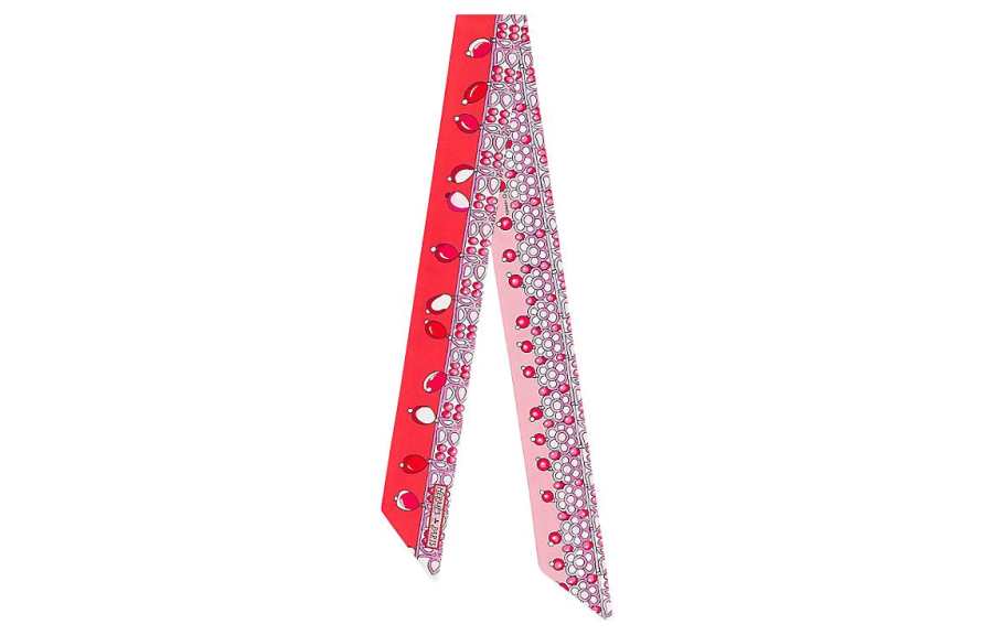 HERMES HERMES Scarves Women's Red Pink