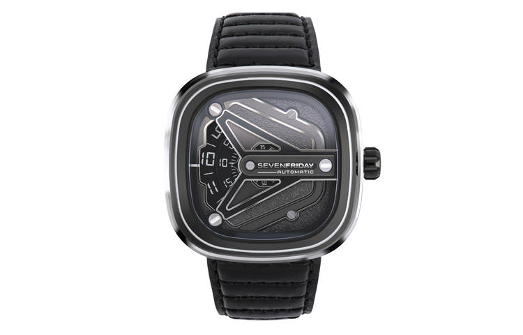 SEVENFRIDAY M Collection Automatic Mechanical Movement Men's Watches Watch 47.6mm Black Dial