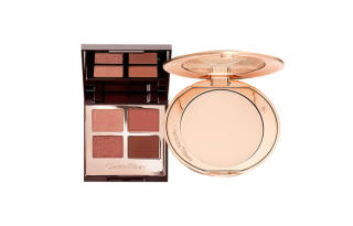 Charlotte Tilbury Small Gold Powder+4 Colors Eyeshadow Palette Celebrity Makeup Sets