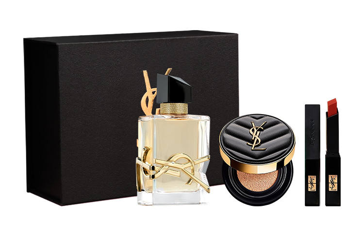 SAINT LAURENT Lipstick Air Cushion Perfume Makeup Sets Easy to Blend Long Lasting Evening Skin Tone