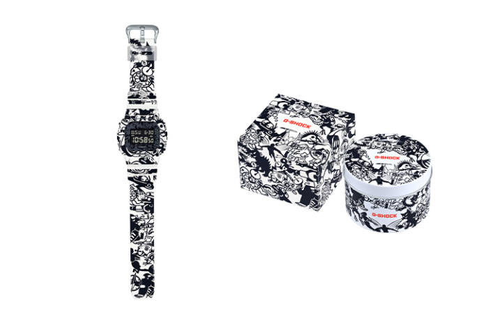 CASIO CASIO Unisex G-SQUAD Series Black Watch DW-5600GU-7PRG