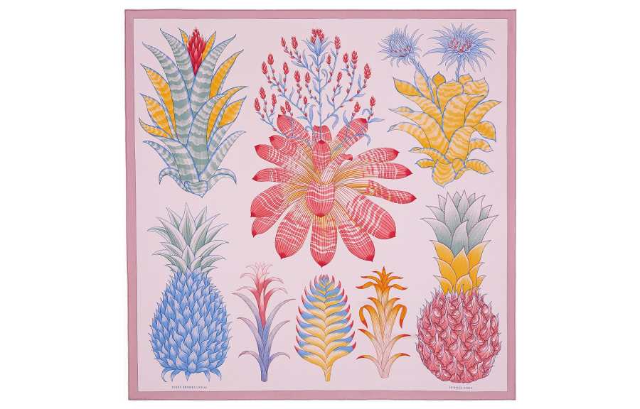 HERMES Carre Scarves Women's Purple