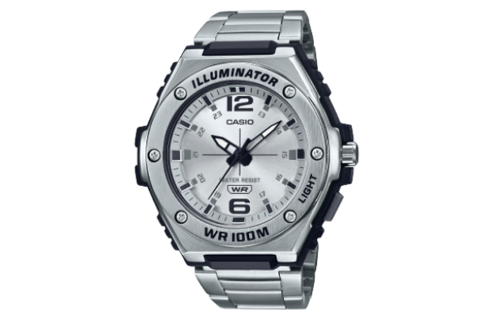 CASIO CASIO Men Standard Series Silver Watch MWA-100HD-7AV