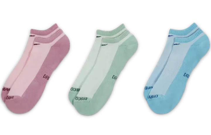 Nike Nike Ankle Socks Unisex Pink/Green/Blue
