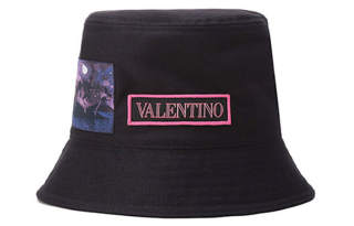 Valentino Bucket Hats Unisex Black
