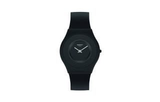 SWATCH Unisex 34mm Black Watch SS09B100