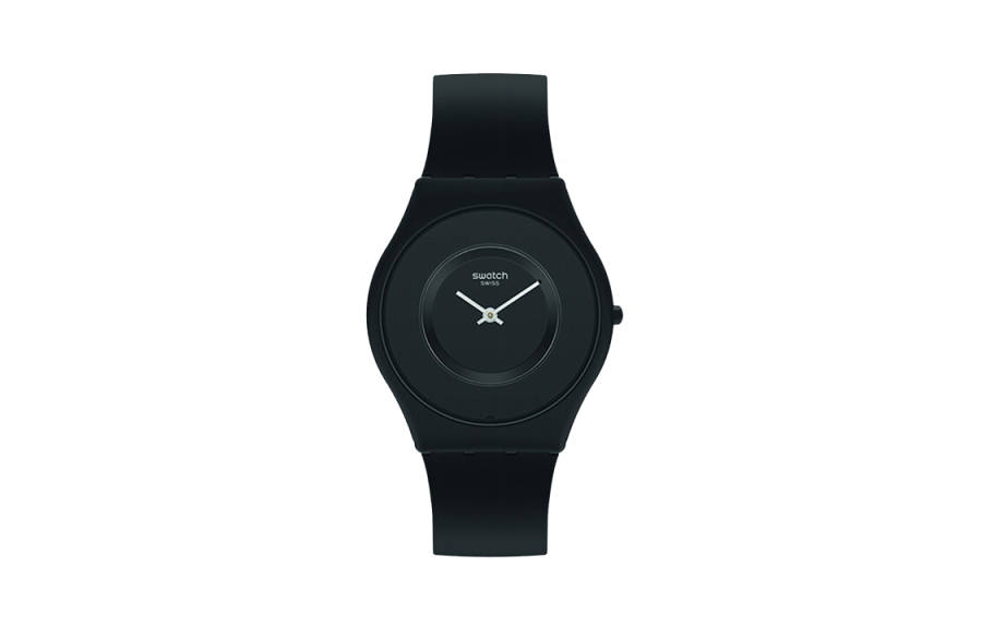 SWATCH SWATCH Unisex 34mm Black Watch SS09B100
