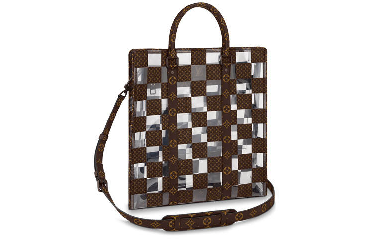 LOUIS VUITTON Sac Plat Canvas Sheet Music Bag, Tote Bag, Shopping Bag, Shoulder Bag, Crossbody Bag, Handbag Regular