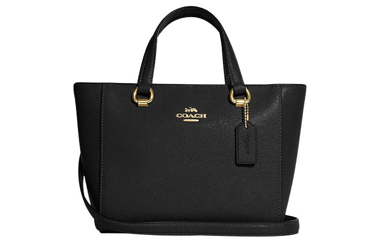 COACH Alice Leather Handbag, Shoulder Bag, Crossbody Bag Small Women's Black