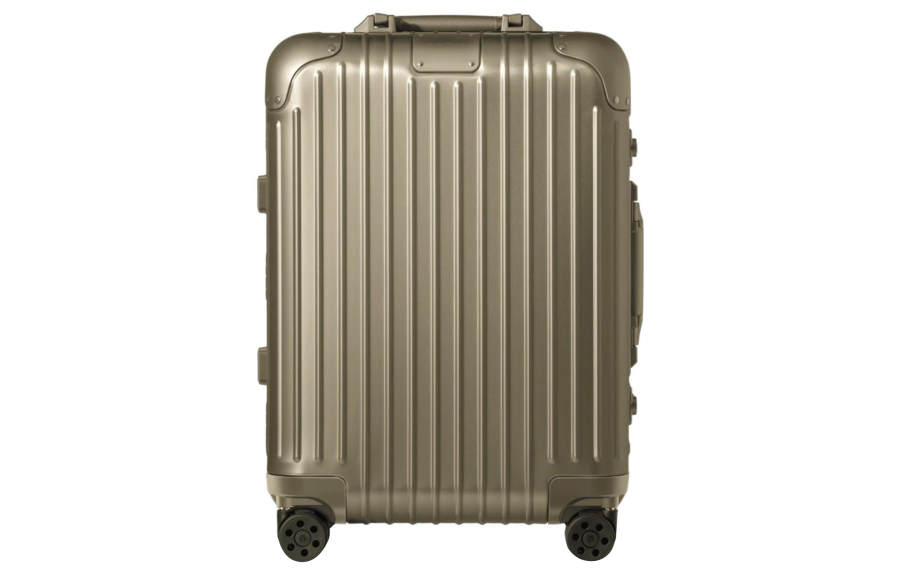 RIMOWA ORIGINAL Metal Luggage With Handle 21 Inch Unisex Titanium Gold