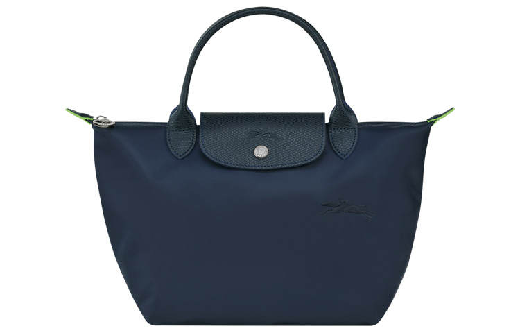 LONGCHAMP Cow Leather Handbag Small Women's Blue