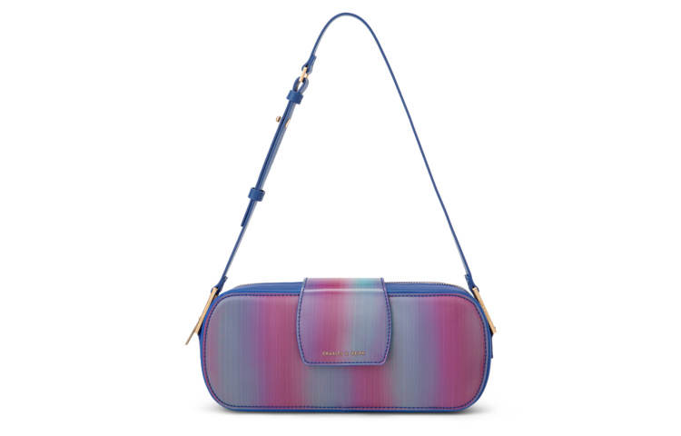 CHARLES&KEITH Minimalist Style Pu Shoulder Bag, Baguette Bag, Shoulder Bag Women's Multicolor