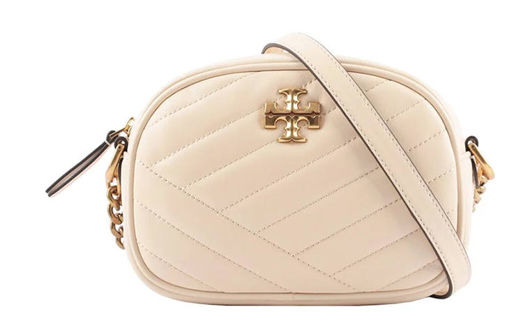 TORY BURCH Kira Sheepskin One Shoulder Crossbody Camera Bag Regular Women's Cream White