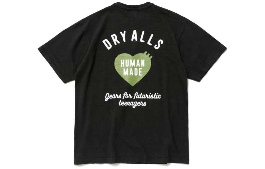 HUMAN MADE T Shirts Men's Crew Neck Moderate Straight Fit
