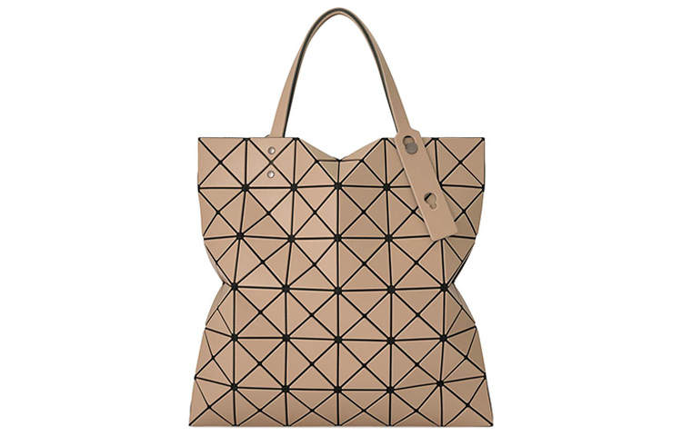 ISSEY MIYAKE Vinyl Chloride Resin Tote Bag, Shopping Bag, Handbag, Shoulder Bag Regular Women's Brown