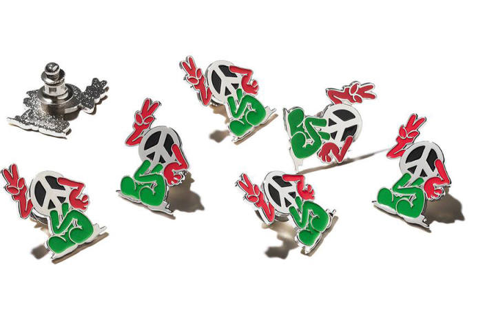 Supreme Supreme Peace Pin