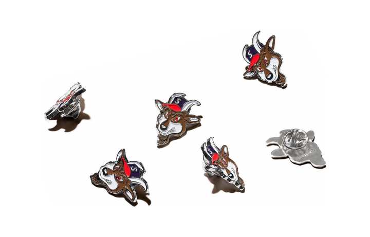 Supreme Supreme Enamel Brooches Unisex Brown