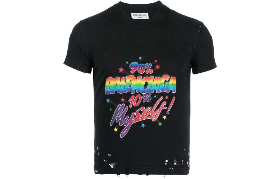 Balenciaga 【Previous Season】Small-Fit logo-print T-shirt