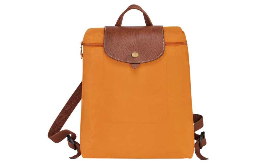 LONGCHAMP LONGCHAMP Le Pliage Canvas Backpack Women's Orange