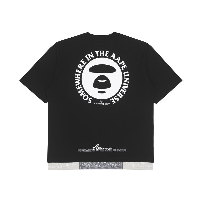 Aape T Shirts Men's Crew Neck Moderate Heavyweight