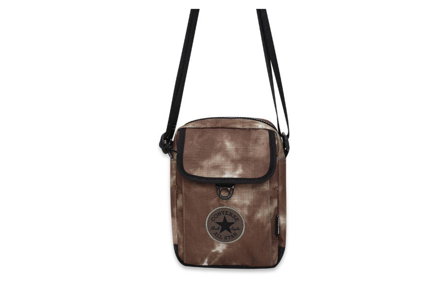 Converse Converse Polyester Shoulder Bag, Crossbody Bag Mini Unisex Brown
