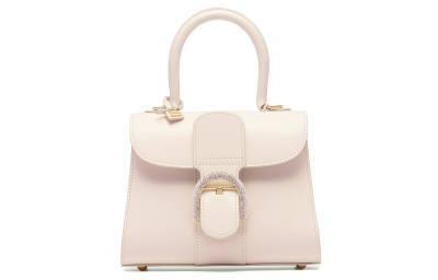 Delvaux Delvau Brillant Smooth Calfskin One Shoulder Handbag, Crossbody Bag Mini Women's Pink