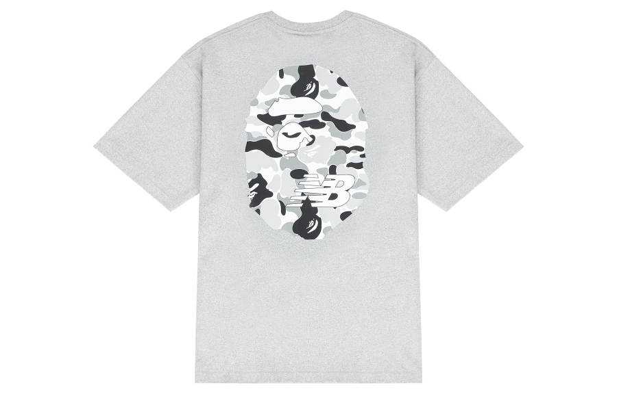 New Balance New Balance x A BATHING APE T Shirt Unisex Gray