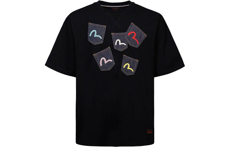EVISU EVISU SS22 Drop Shoulder Sleeve T-Shirt Men's