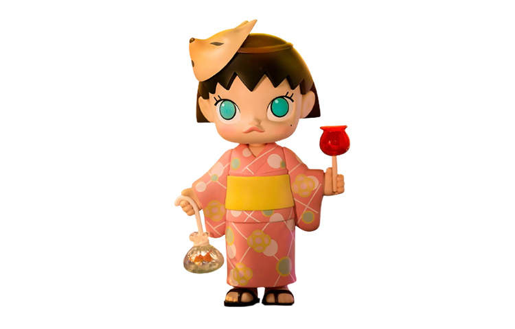 POP MART 200% Molly Cherry Maru Festival Accompaniment Trendy Figures 16cm