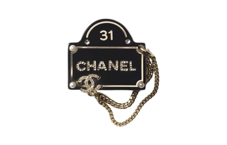 CHANEL CHANEL Brooches Women's Black
