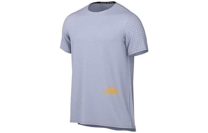 Nike Nike T Shirts Men's Blue Crew Neck Moderate Straight Fit