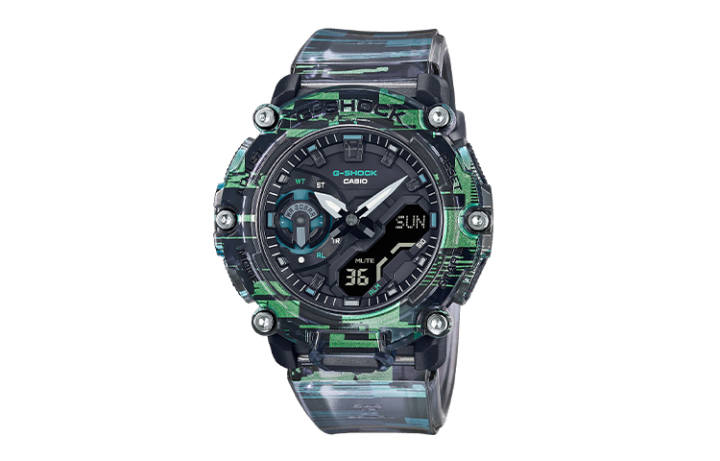 CASIO CASIO Unisex G-SHOCK Green Watch GA-2200NN-1APR