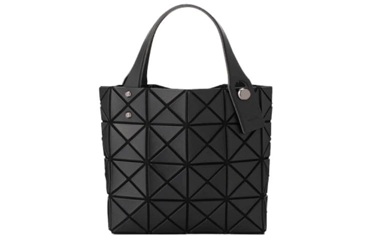 ISSEY MIYAKE Lucent Boxy PVC Basket Bag, Small Square Box, One Shoulder Handbag Small Women's Black