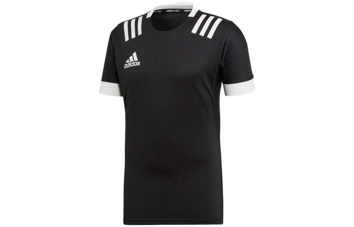 Adidas Adidas T Shirts Men's Black Crew Neck Moderate Straight Fit