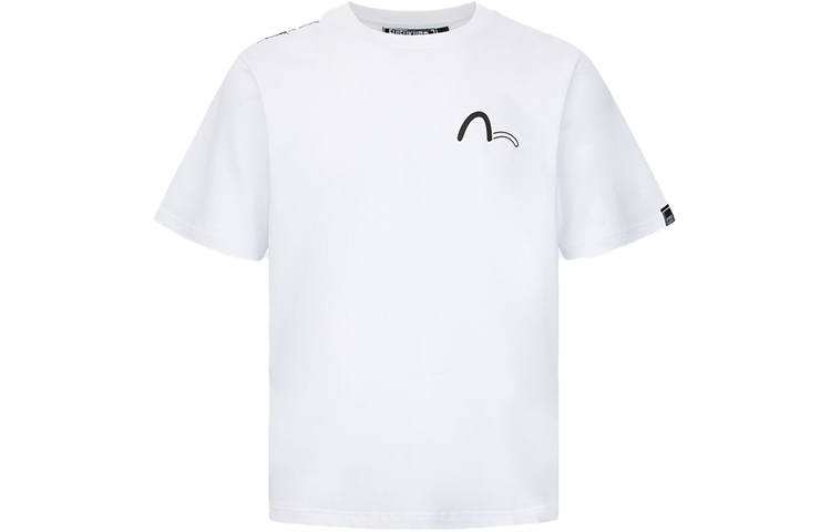 EVISU T Shirts Men's Crew Neck Moderate Straight Fit
