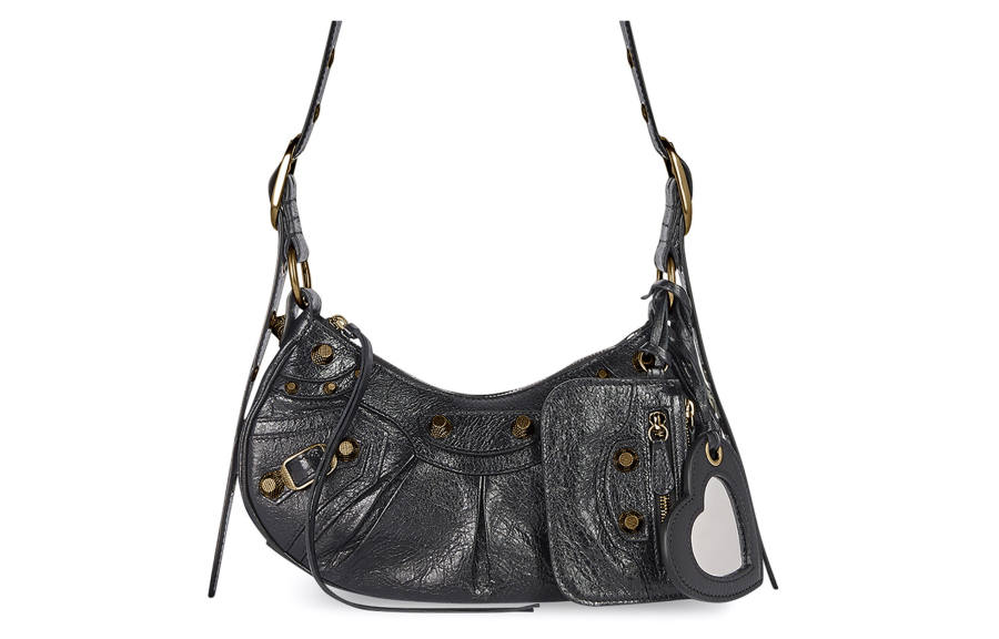 Balenciaga Le Cagole Shoulder Bag Xs Black Arena