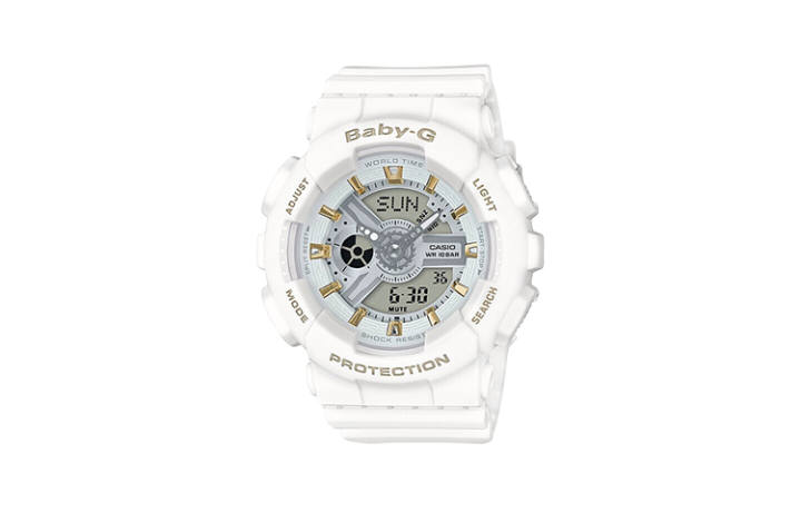 CASIO CASIO Women's BABY-G White Watch BA-110GA-7A1