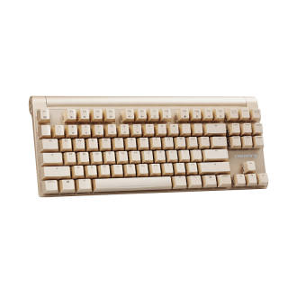 CHERRY MX8.0 Gaming Mouse Esports Keyboard Ergonomics Design, Gold Metal RGB Mechanical Keyboard