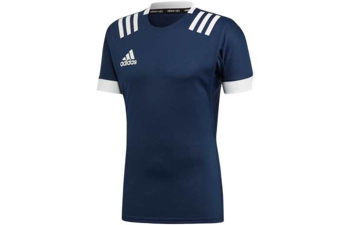Adidas Adidas T Shirts Men's Blue Crew Neck Moderate Straight Fit