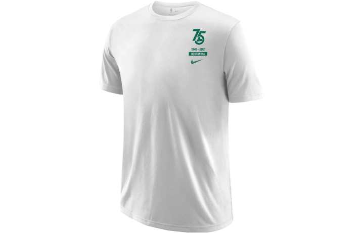 Nike Nike T Shirts Men's White Crew Neck Moderate Straight Fit