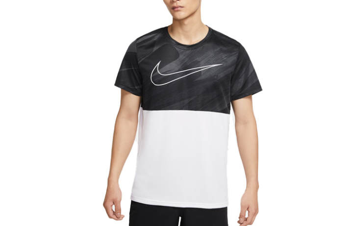 Nike Nike Dri Fit T Shirt Men's Black White