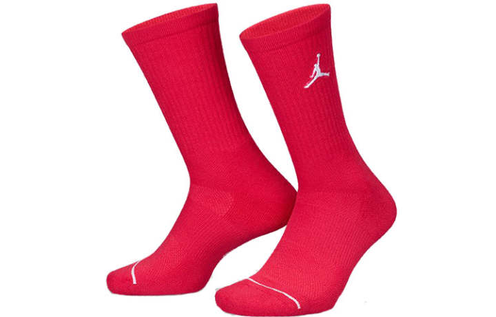Jordan Jordan Crew Socks Men's 1 Set 3 Pack Red/Blue/Navy Blue