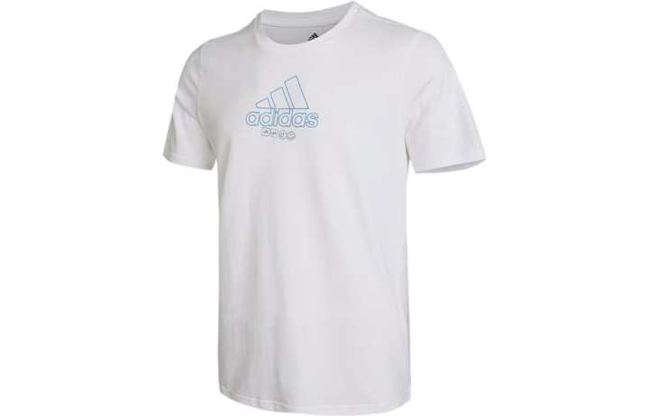 Adidas Adidas Set-in Sleeve T-Shirt Men's White