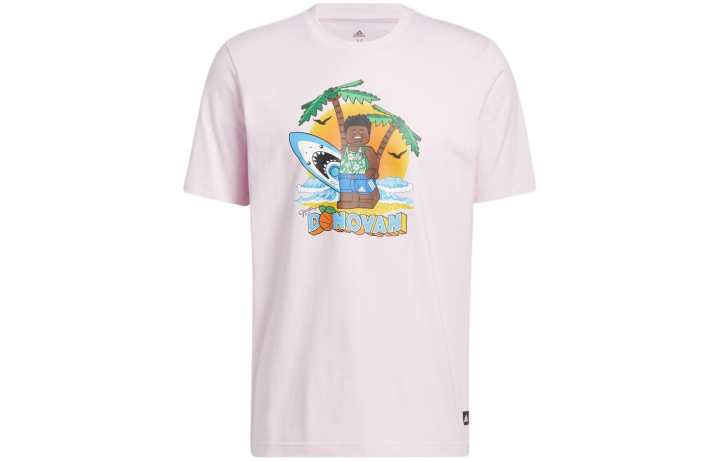 Adidas Adidas T Shirts Men's Crew Neck Moderate Straight Fit