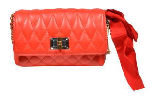 Lanvin Calfskin Shoulder Bag, Handbag, Shoulder Bag Women's Orange