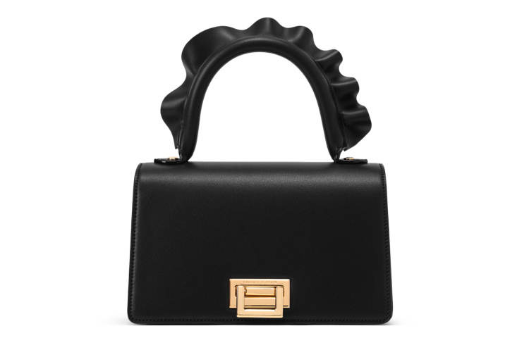 CHARLES&KEITH Fashion PU Leather Small Square Bag, Shoulder Bag, Handbag Regular Women's Black/White/Flesh