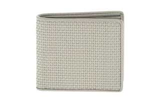 Ermenegildo Zegna Woven Design Wallet Men's Gray