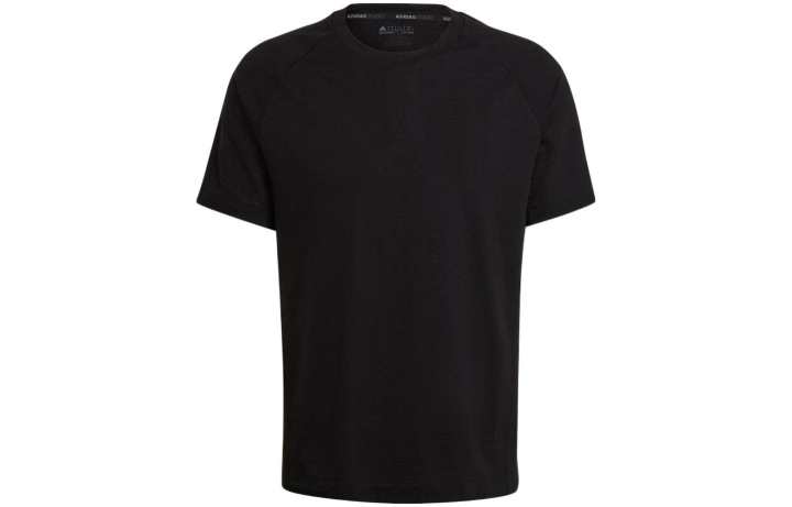 Adidas Adidas T Shirts Men's Black Crew Neck Moderate Straight Fit